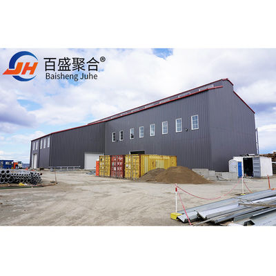 Light Steel Structure Prefabricated Warehouse Building With C.Z Shape Steel Channel Purlin
