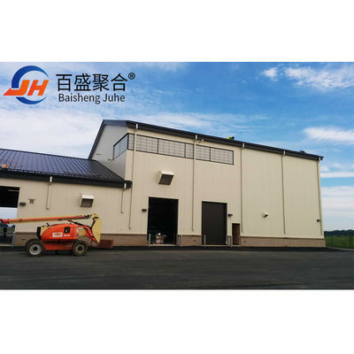 Light Steel Structure Prefabricated Warehouse Building With C.Z Shape Steel Channel Purlin