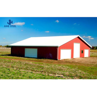 Painted Q235B/Q345B Low Carbon Versatile Farm Sheds For Prefab Warehouse