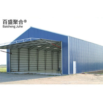 Painted Prefabricated Steel Structure Warehouse/Workshop/Hangar/Hall with Large Space
