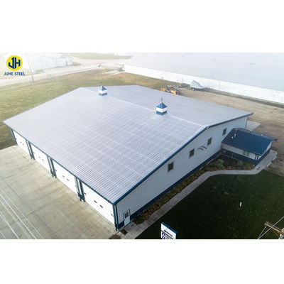 Sliding Door Industrial Shed for Ceramic Processing Steel Tools Customization Workshop