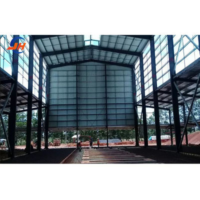 Sliding Door Industrial Shed for Ceramic Processing Steel Tools Customization Workshop