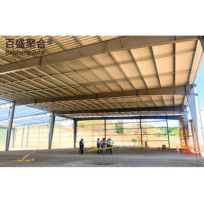 Sliding Door Industrial Shed for Ceramic Processing Steel Tools Customization Workshop