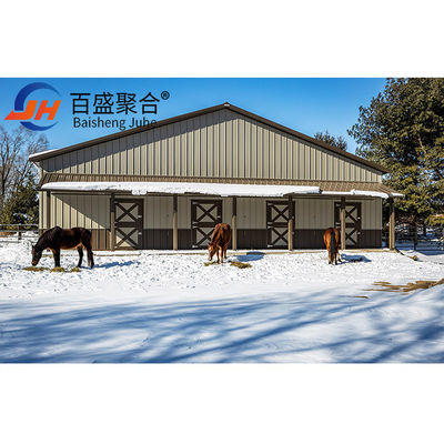 Steel Structural Fabrication Construction Chicken House For Goat Shelter Poultry Farm