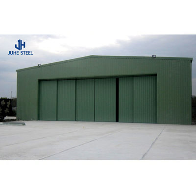 Q235B/Q345B Low Carbon Steel Prefabricated Light Metal Frame Aircraft Hangar Construction