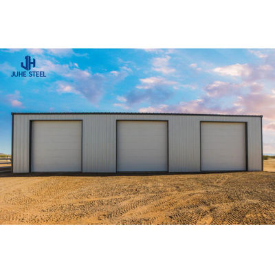 Q235B/Q345B Low Carbon Steel Metal Garage Shed Building with Prefabricated Structure