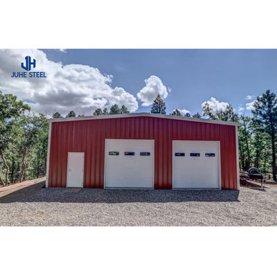 Steel Grade Color Waterproof Garden Shed Carport Prefab Metal Garage Car Parking Shed