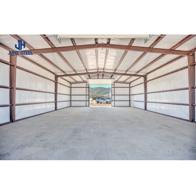 Steel Grade Color Waterproof Garden Shed Carport Prefab Metal Garage Car Parking Shed