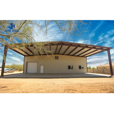 Steel Grade Color Waterproof Garden Shed Carport Prefab Metal Garage Car Parking Shed