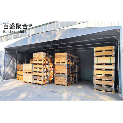 Waterproof Movable Parking Tent for Light and High Tolerance Garage Carport Warehouse