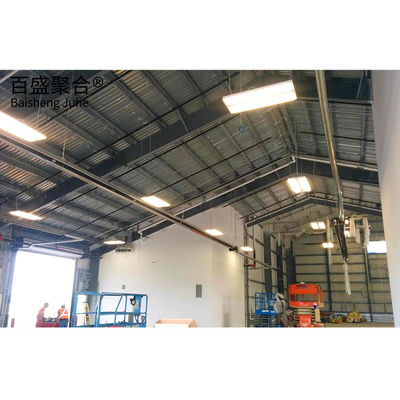 Prefabricated Steel Metal Frame Structure Warehouse with Light Type and AiSi Standard