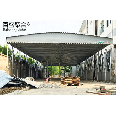 Customizable Light Movable Electric Sliding Shed Roof Hanging Tent for Mobile Channel