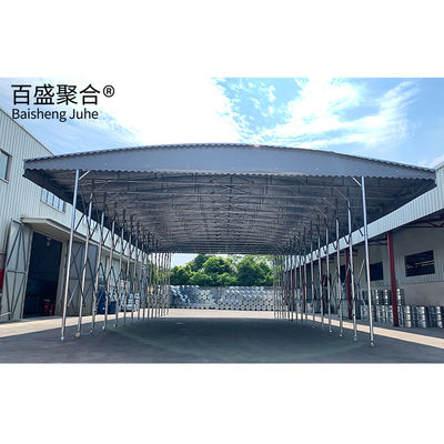 Customizable Light Movable Electric Sliding Shed Roof Hanging Tent for Mobile Channel