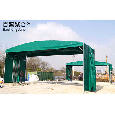 Customizable Light Movable Electric Sliding Shed Roof Hanging Tent for Mobile Channel