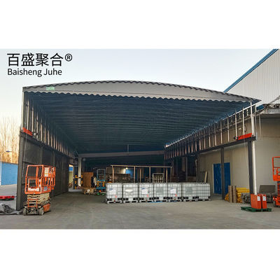 Push and Pull Folding Garage Carport Warehouse Waterproof Tent Movable Parking Tent