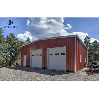 Portable Shelter Prefabricated Metal Car Canopy Garage with Solid H-shape Steel Beam