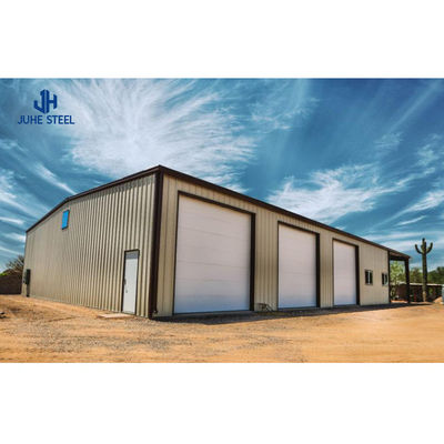 Portable Shelter Prefabricated Metal Car Canopy Garage with Solid H-shape Steel Beam