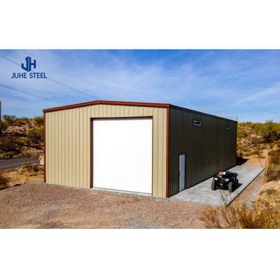 Q235B/Q345B Low Carbon Steel 100*100*9m Prefab Steel Warehouse for Hangar Workshop