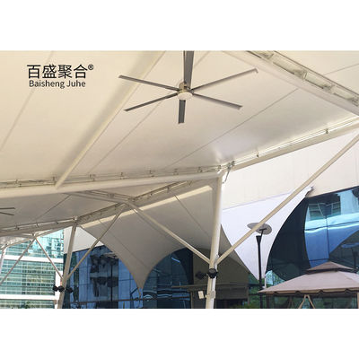 Tear Strength W/F 400/350N/5CM Fabric Tent Shade Shed For Landscape Customization