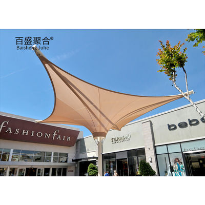 Customized Glass Fabric Trussed Steel Frame Membrane Tensioned Structures Aircraft Hangar Canopy