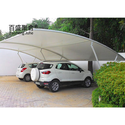 Modern Pliable Waterproof Windproof PVDF PTFE Membrane Structure Carports Tent Design