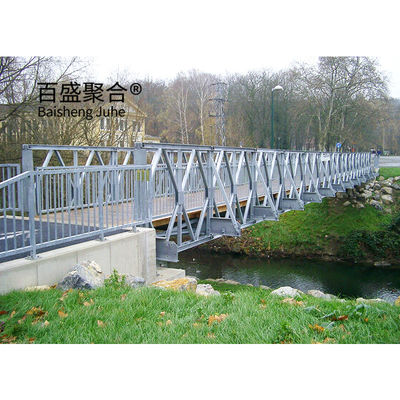 Metal Pedestrian Bridge Steel Walking Bridge For Single Lane 4.2m Width