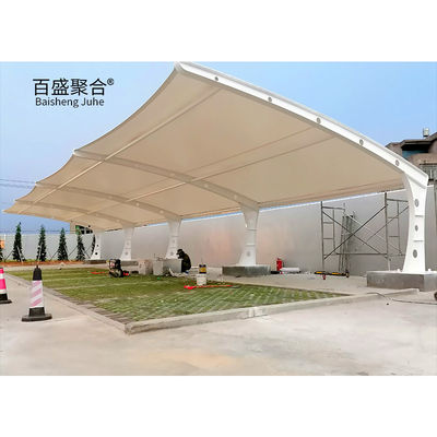 Outdoor Rain Cover Carport Membrane Structure Aluminum Car Parking Shed Tent for Party