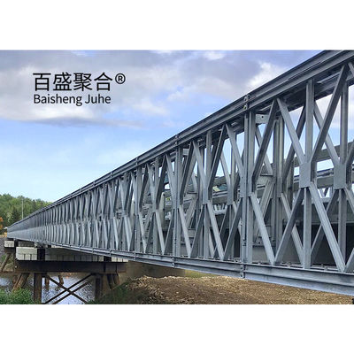 Metal Pedestrian Bridge Steel Walking Bridge For Single Lane 4.2m Width