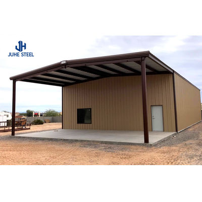 Q235B/Q345B Grade Prefabricated Metal Shed With One Level for Easy Build Light Steel Hall