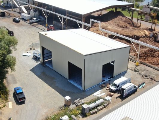 Q235B/Q345B Grade Prefabricated Metal Shed With One Level for Easy Build Light Steel Hall