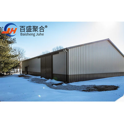 Q235B/Q345B Grade Prefabricated Metal Shed With One Level for Easy Build Light Steel Hall
