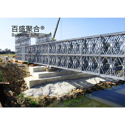 Steel Pedestrian Bridge HD200 Bridge For Double Lane 7.35m Width