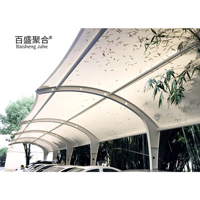 Customized outdoor garden Steel structure car parking shed garage with modern design