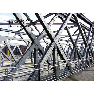 Load HS15-HS25 Steel Truss Frame Bridge Modular Prefab Portable ZB200 Steel Structure Bridge
