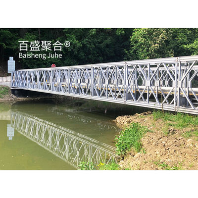 Load HS15-HS25 Steel Truss Frame Bridge Modular Prefab Portable ZB200 Steel Structure Bridge