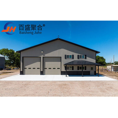 Prefabricated Waterproof Canvas Metal Steel Structure Car Garage with Punching Service
