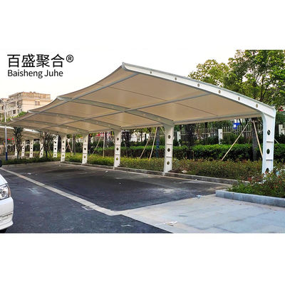 Heat Treated Frame Steel Structure Car Parking Shed Building for Outdoor Bike Storage