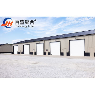 Insulation Sandwich Panel Heavy Pre-engineered Steel Structure Prefabricated Car Garage