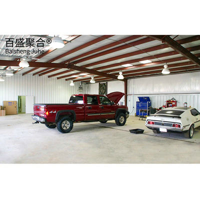 Main Structure Section Coulmn Steel Parking Structure for Prefabricated Construction