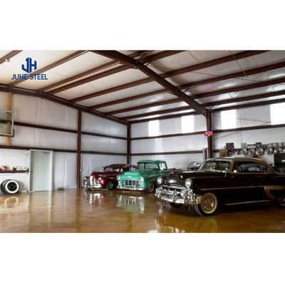 Cutting Service Prefab Warehouse Steel Structure Garage Building With Low Carbon Steel