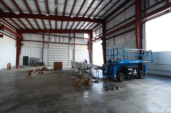 Q235/Q355B Steel Structure Warehouse Workshop For Large Span Prefabricated Building