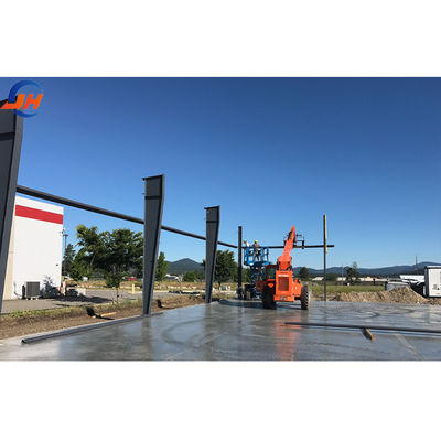 Heavy Duty Prefabricated Storage Structure Buildings With Painted Finish